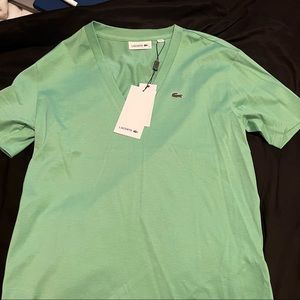BNWT Lacoste V Neck Tee